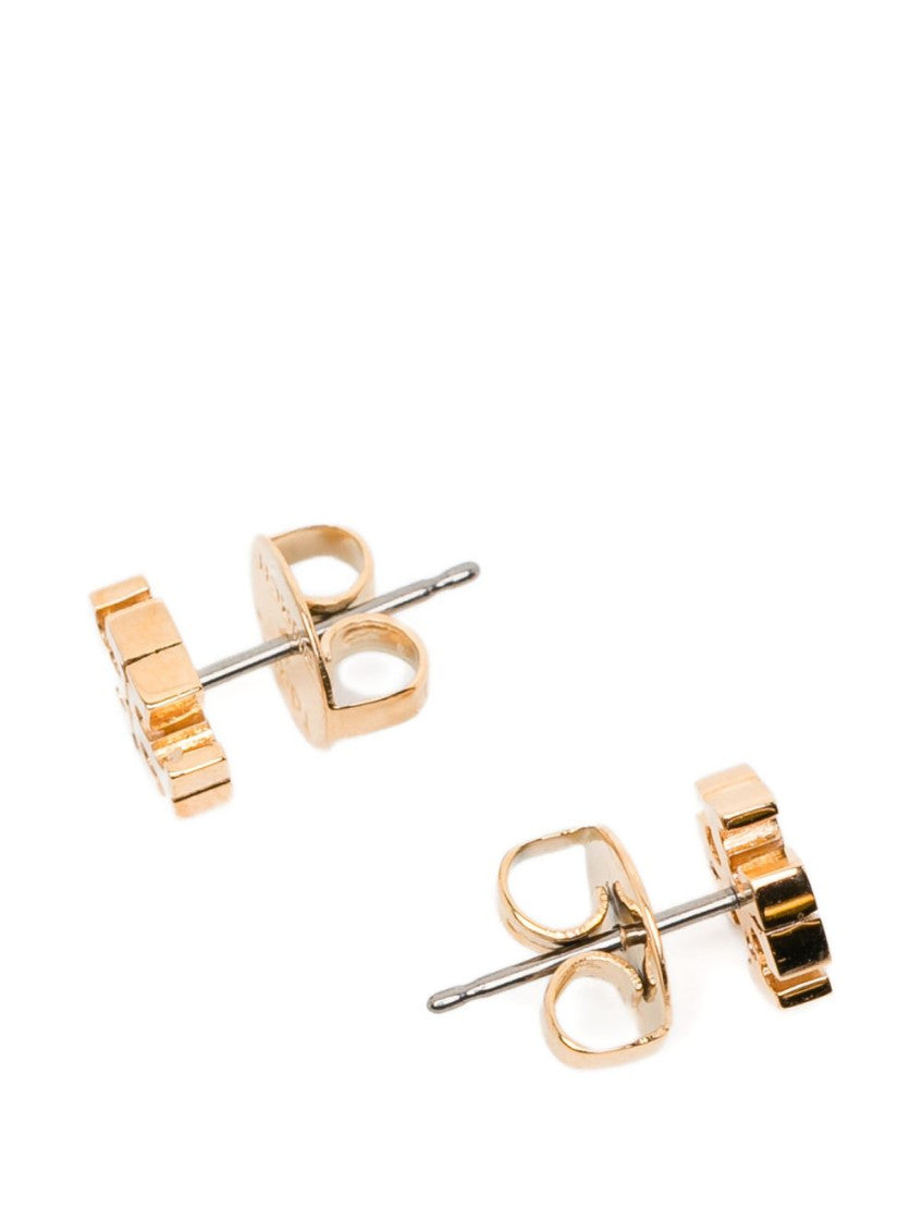 Golden Signature Stud Earrings 2