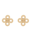 Golden Logo Stud Earrings 1