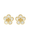 Golden Foulard Stud Earrings 1