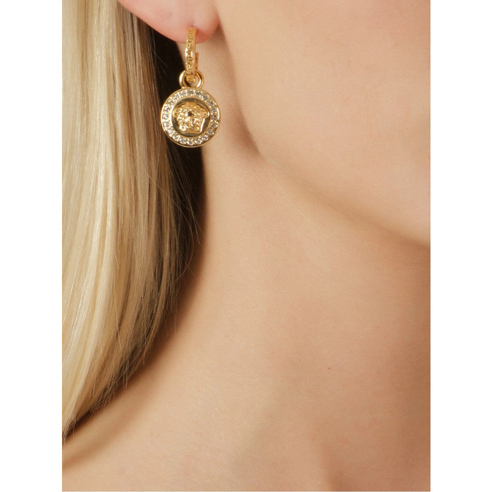 Golden La Medusa Drop Earrings 2