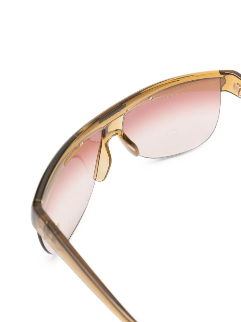 Yellow Geometric Sunglasses 2