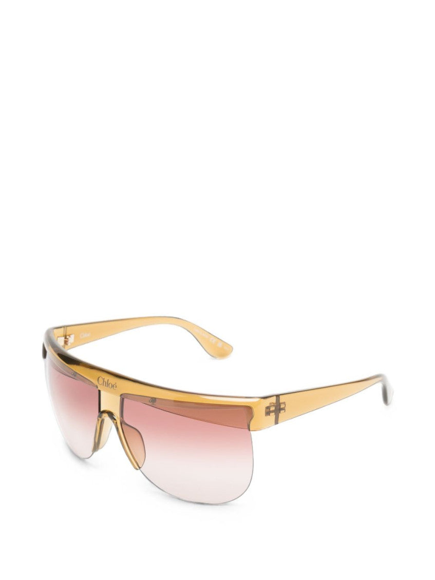 Yellow Geometric Sunglasses 3
