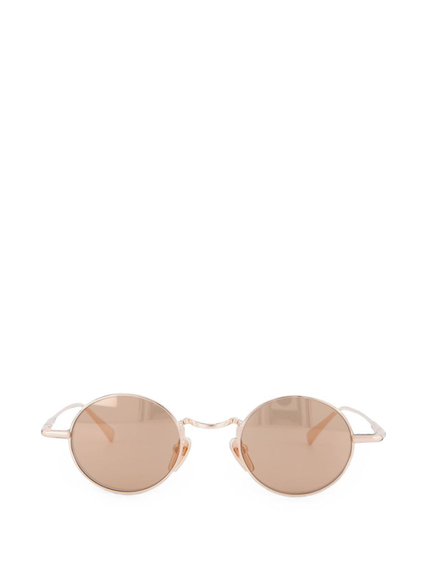 Rose Gold Round Sunglasses 1