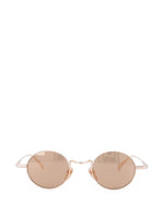 Rose Gold Round Sunglasses 1