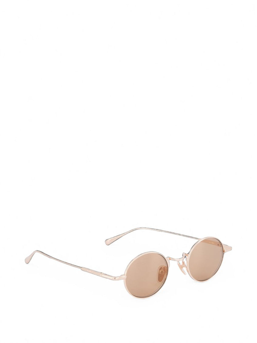 Rose Gold Round Sunglasses 4