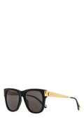 Black Holly Square Sunglasses 1