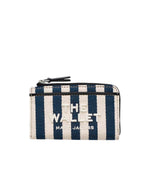 Blue Striped Logo Wallet 1