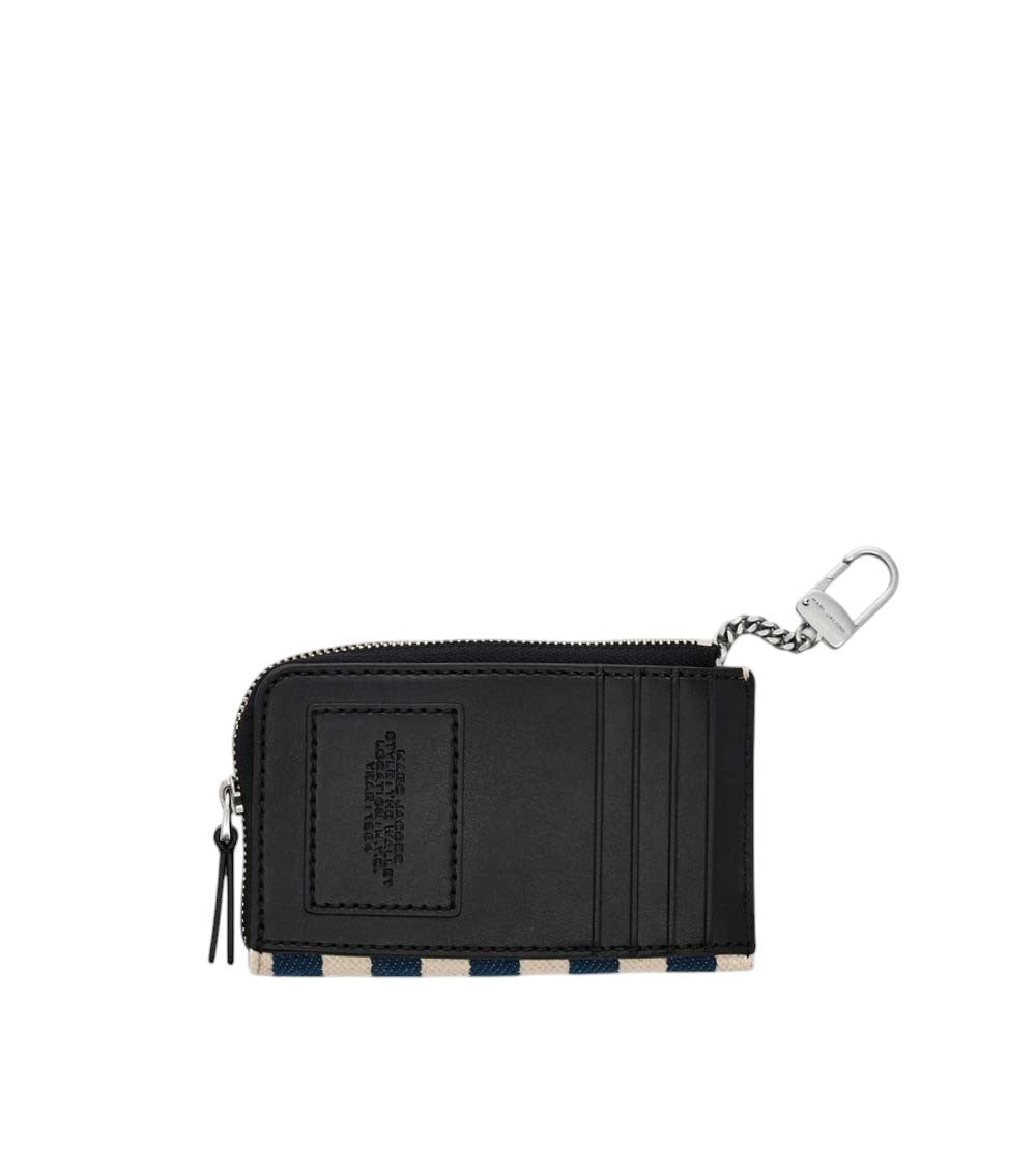 Blue Striped Logo Wallet 2