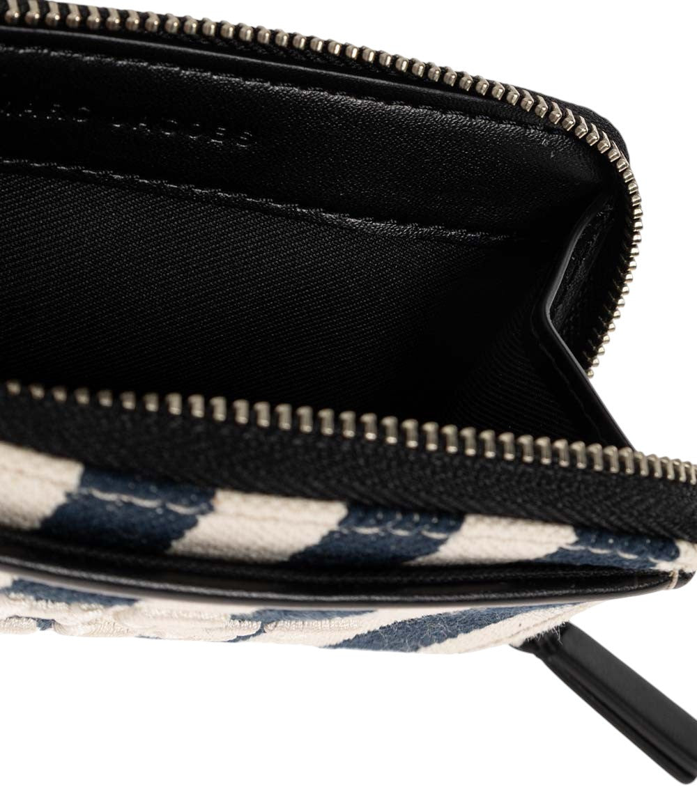 Blue Striped Logo Wallet 4