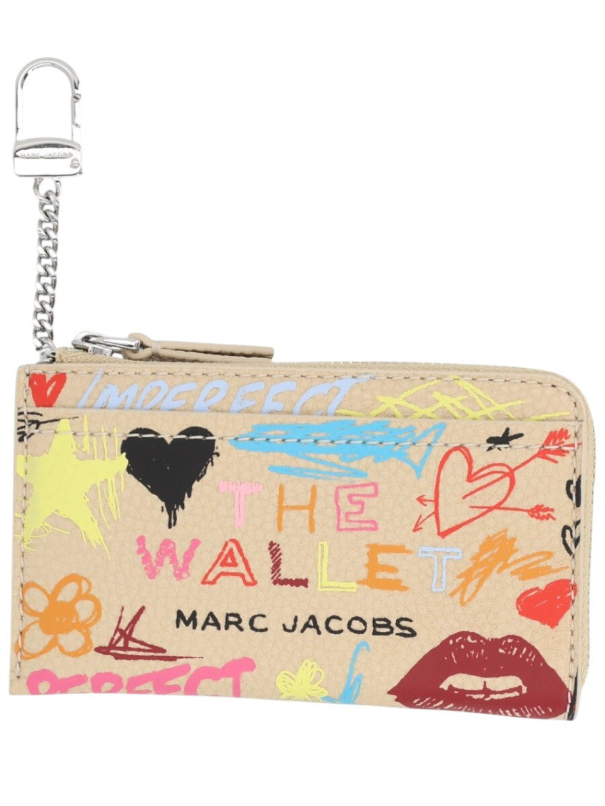 Beige Graphic Logo Wallet 1