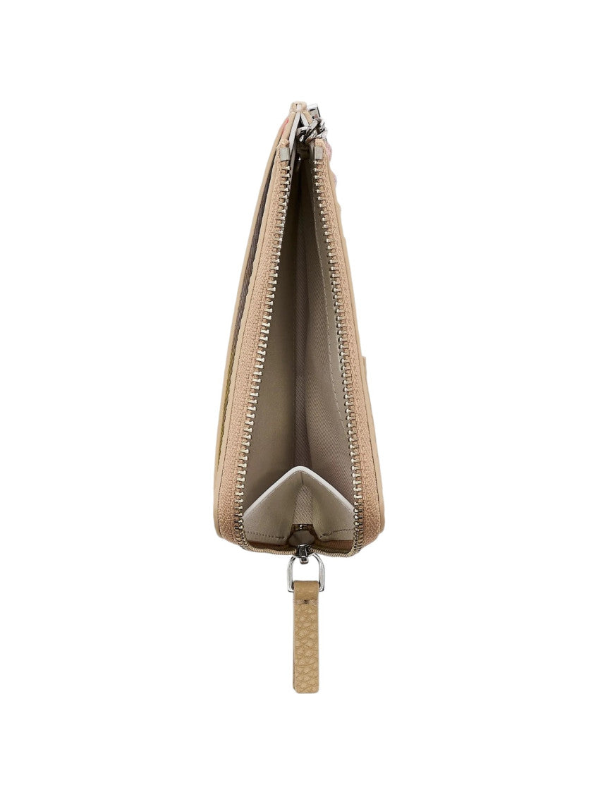 Beige Graphic Logo Wallet 3