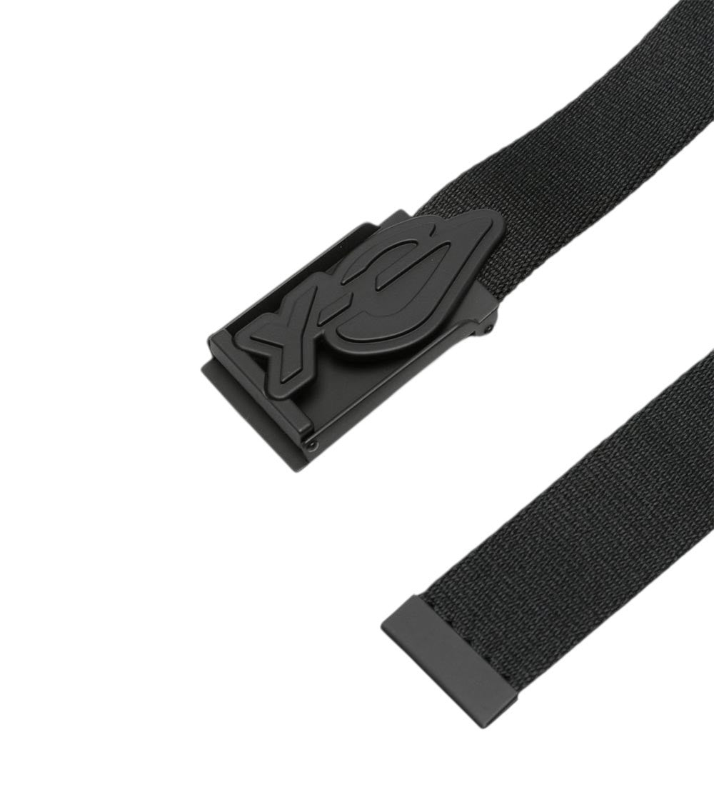 Black Logo Buckle Belt 2