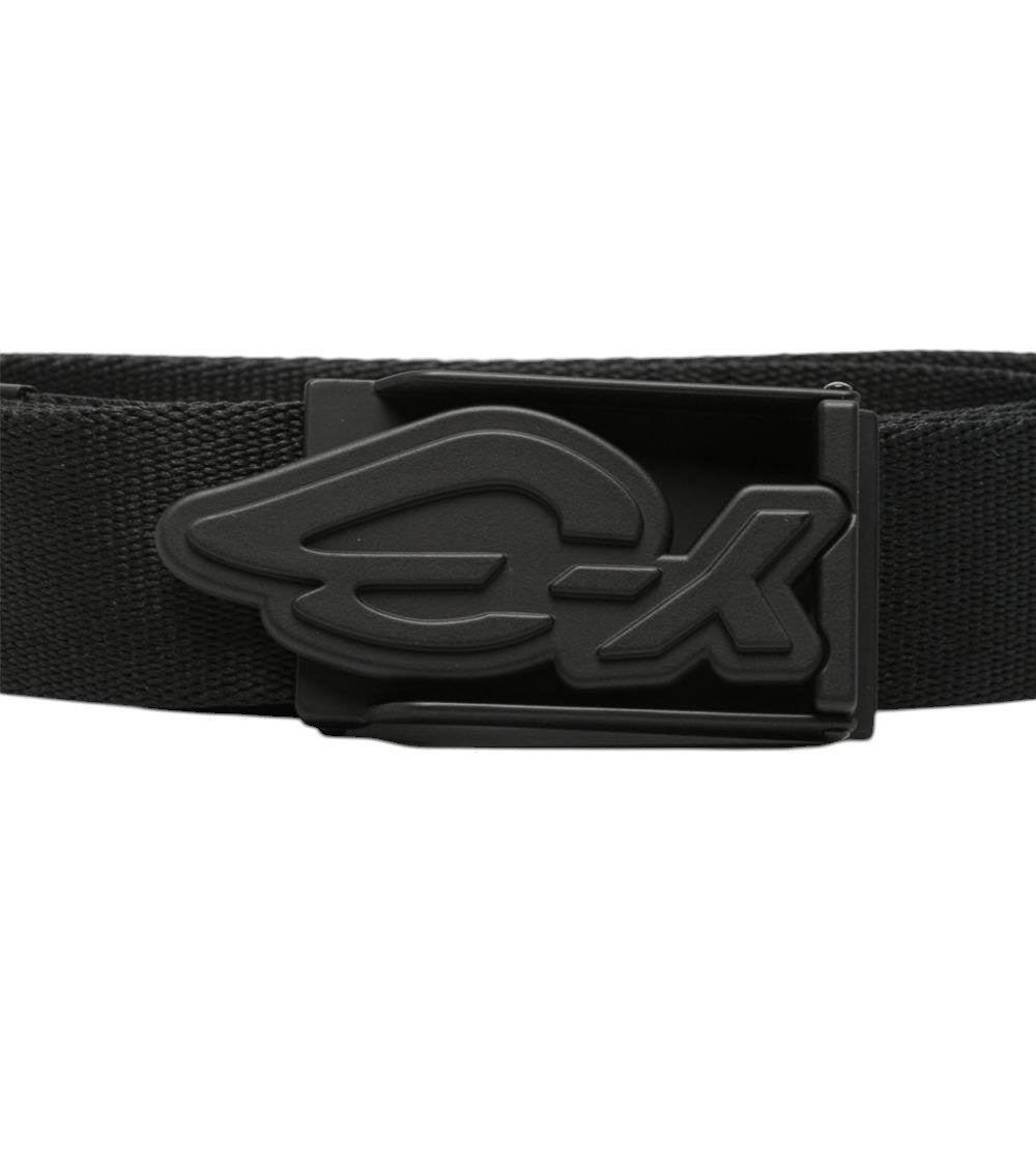 Black Logo Buckle Belt 3