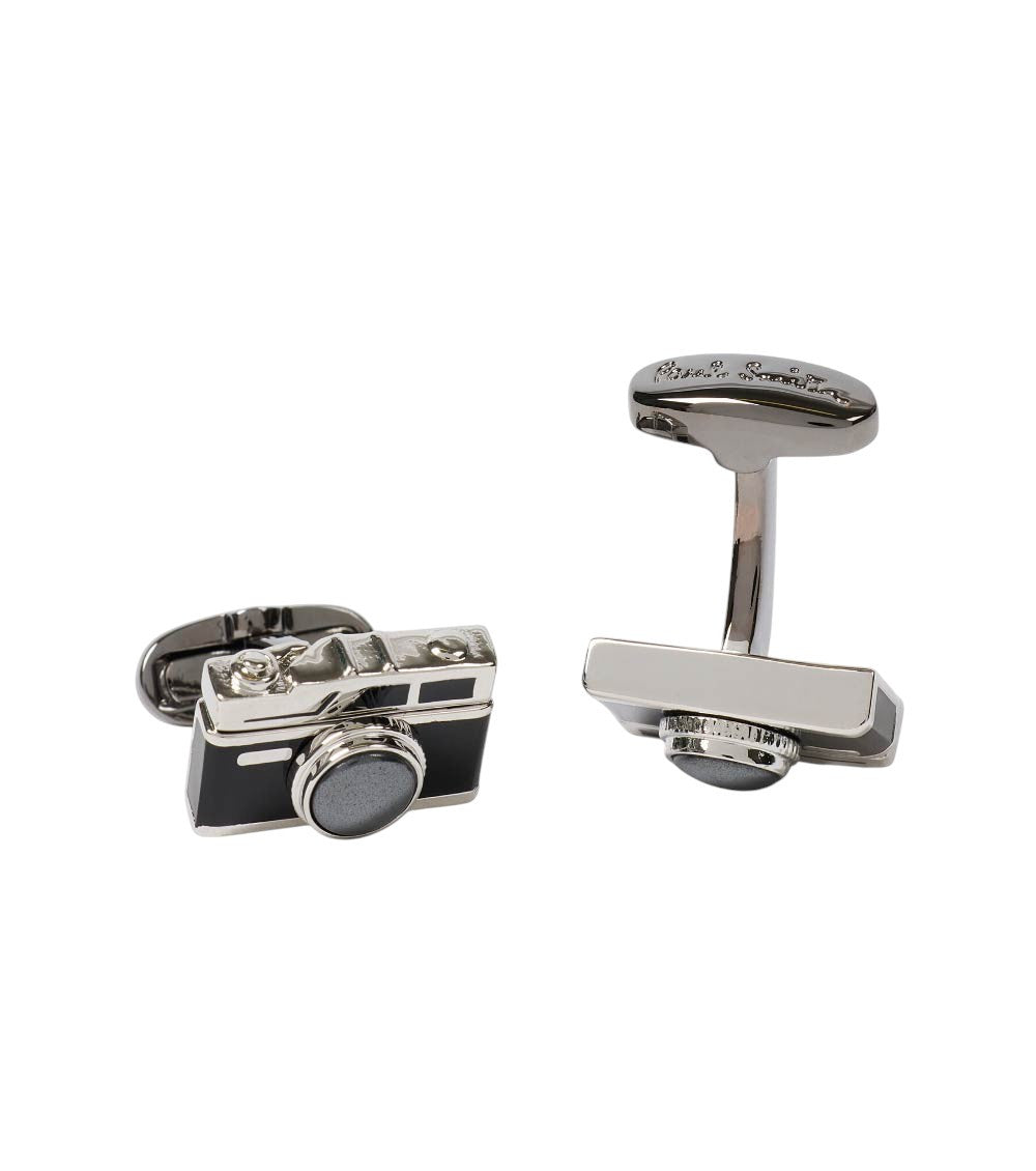Silver Camera Cufflinks 2