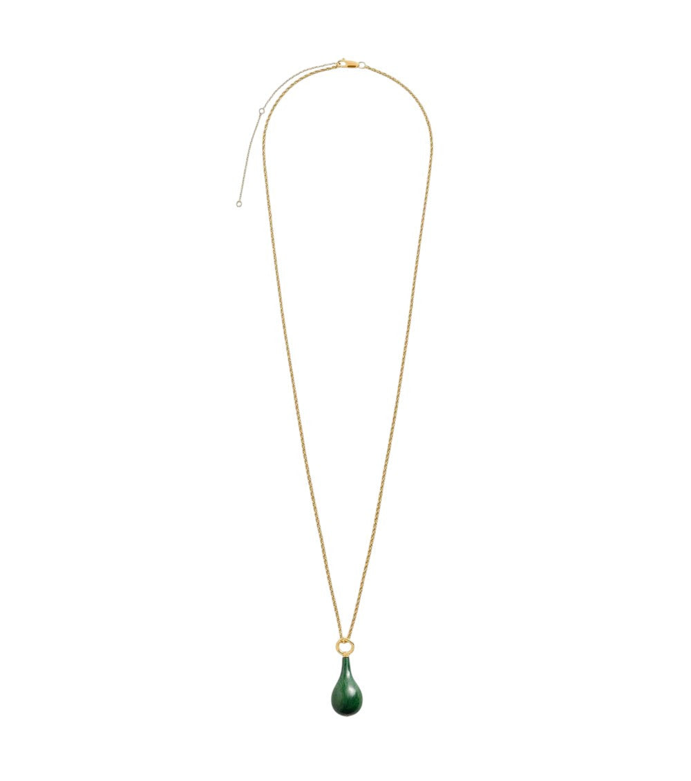 Green Jade Pendant Necklace 1