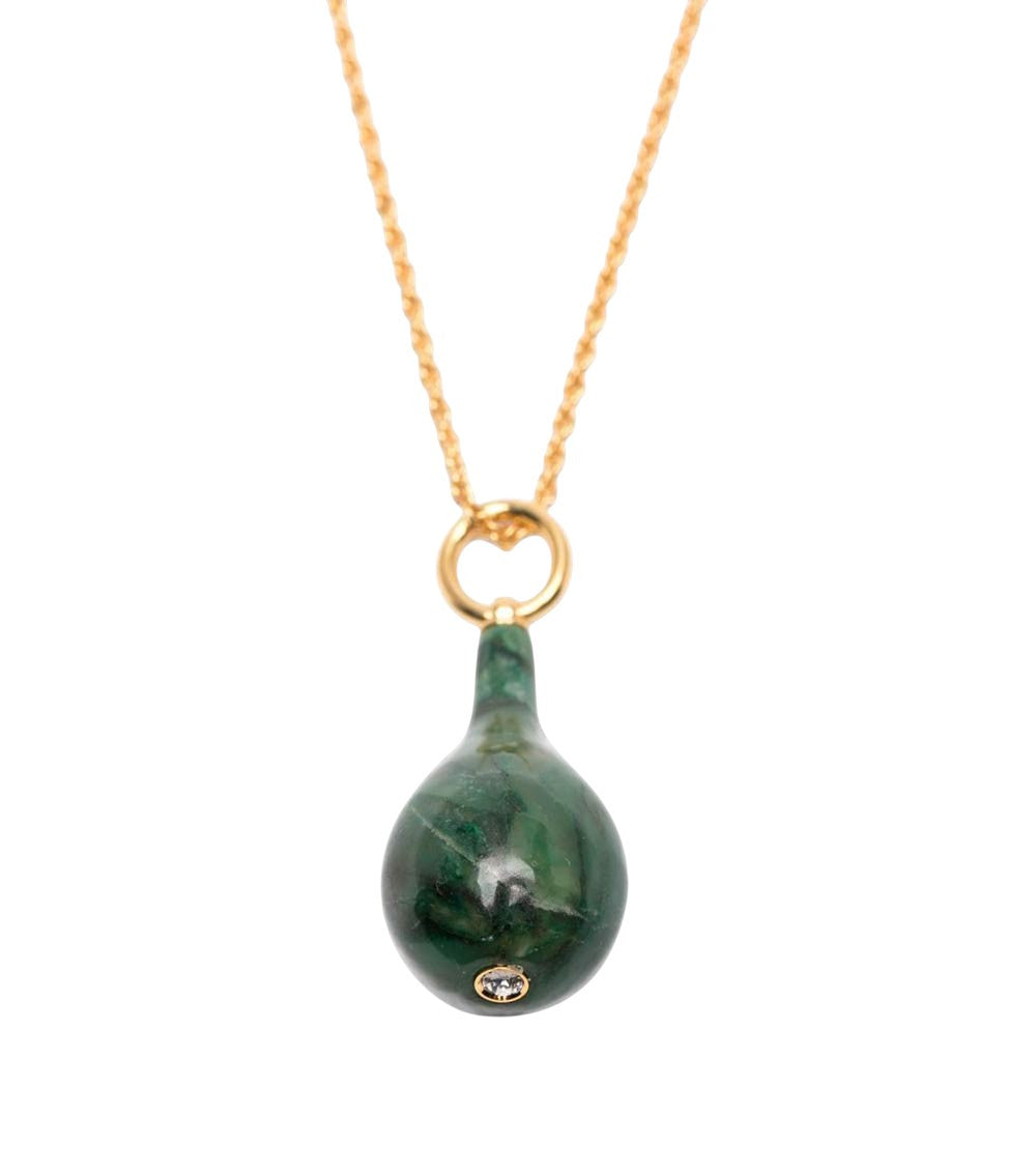 Green Jade Pendant Necklace 3
