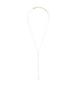 White Crystal Drop Necklace 1