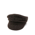 Brown Tonal Logo Bakerboy Hat 1