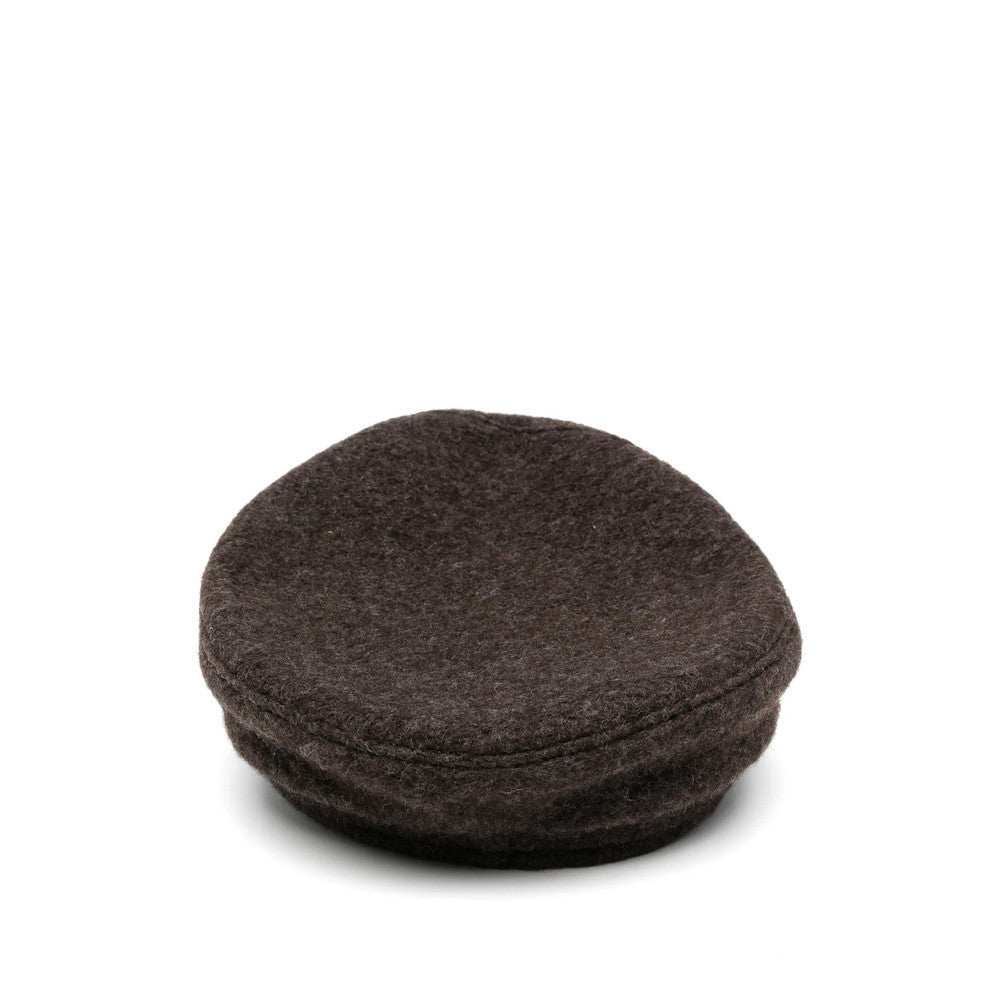 Brown Tonal Logo Bakerboy Hat 2