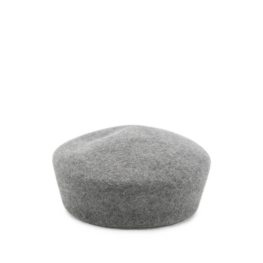 Grey Solid Pillbox Hat 2