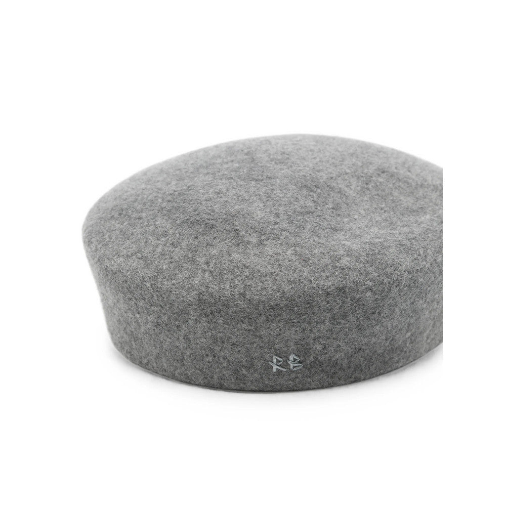 Grey Solid Pillbox Hat 3