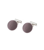 Maroon Textured Cufflinks 1