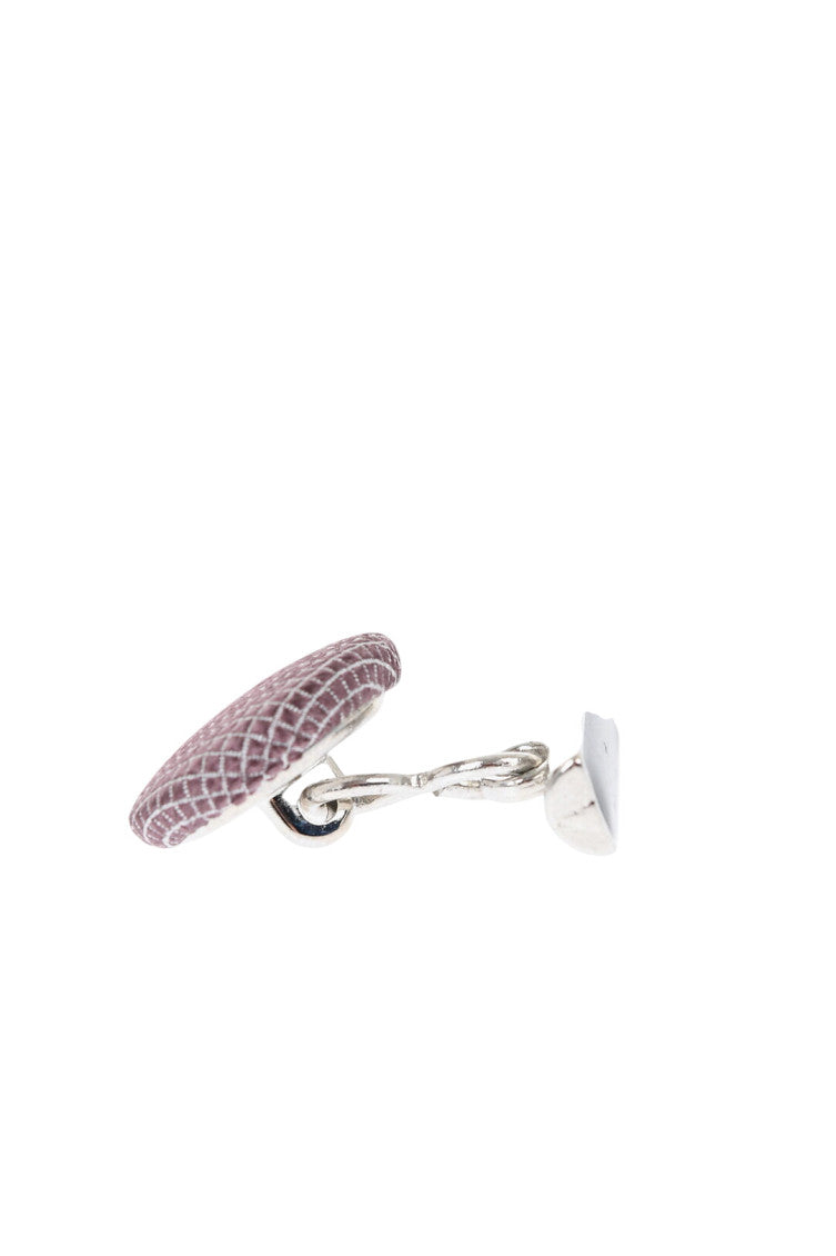 Maroon Textured Cufflinks 2