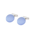 Sky Blue Textured Cufflinks 1