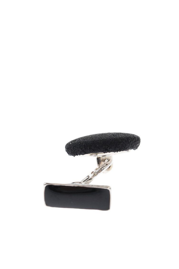 Black Embroidered Cufflinks 3