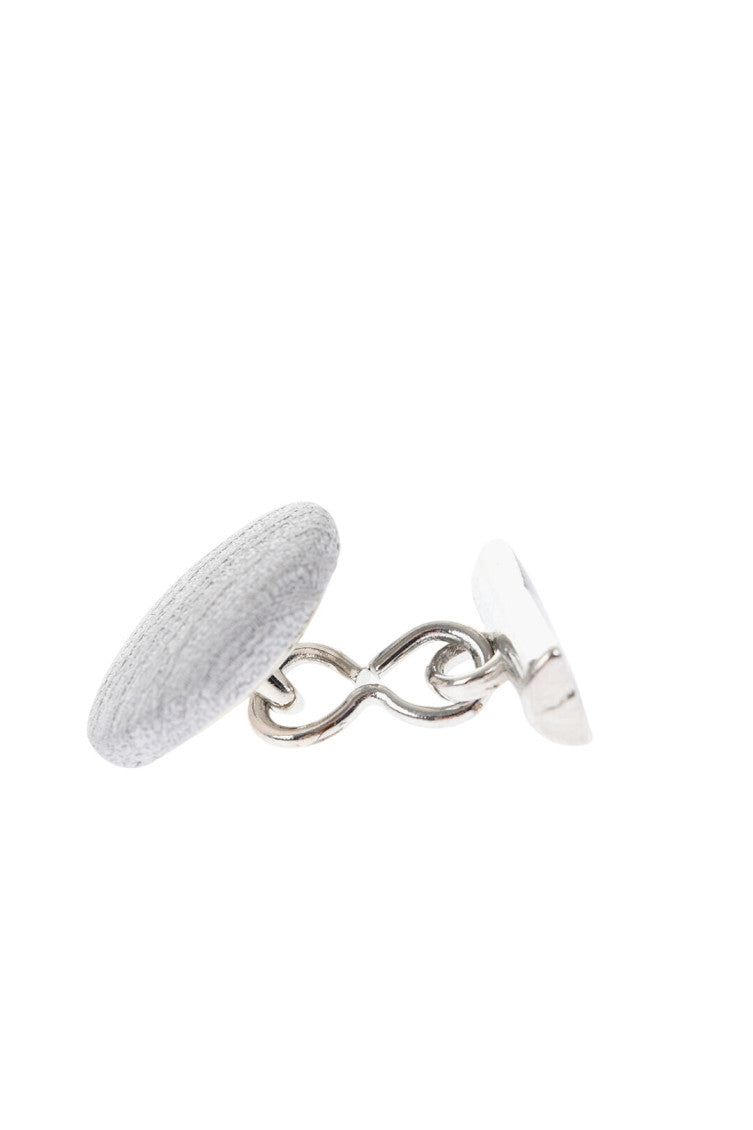 Grey Textured Cufflinks 2