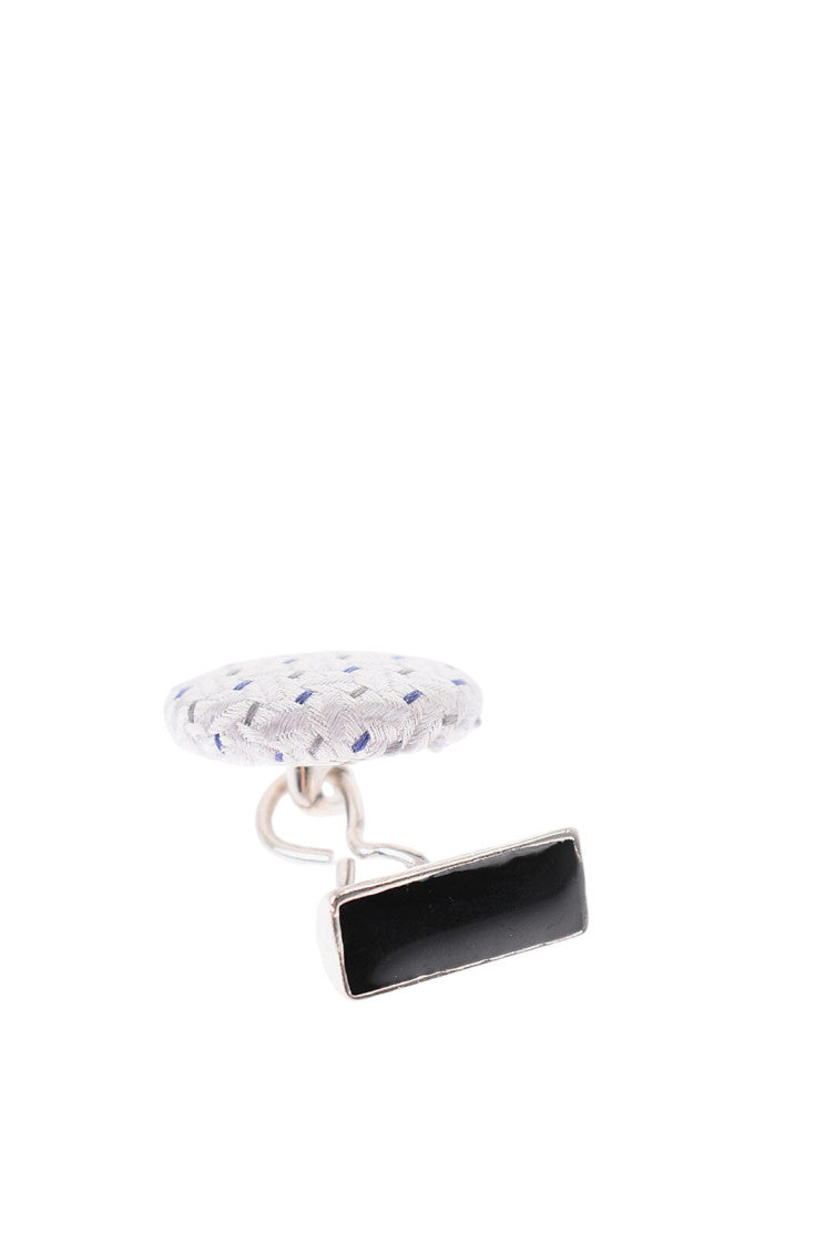 Silver Textured Cufflinks 2