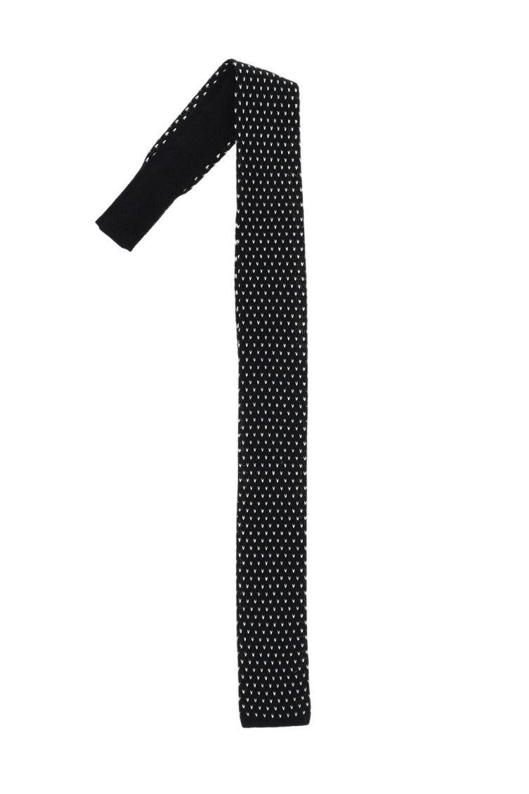 Black Jacquard Tie 1