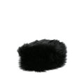 Black Solid Pillbox Hat 1