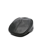 Black Solid Flat Hat 1