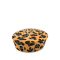 Yellow Animal Print Pillbox Hat 1