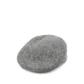 Grey Solid Beret Hat 1