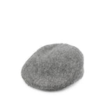 Grey Solid Beret Hat 1