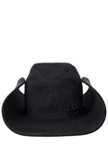 Black Solid Gentlemen  Hat 1