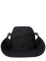 Black Solid Gentlemen  Hat 1