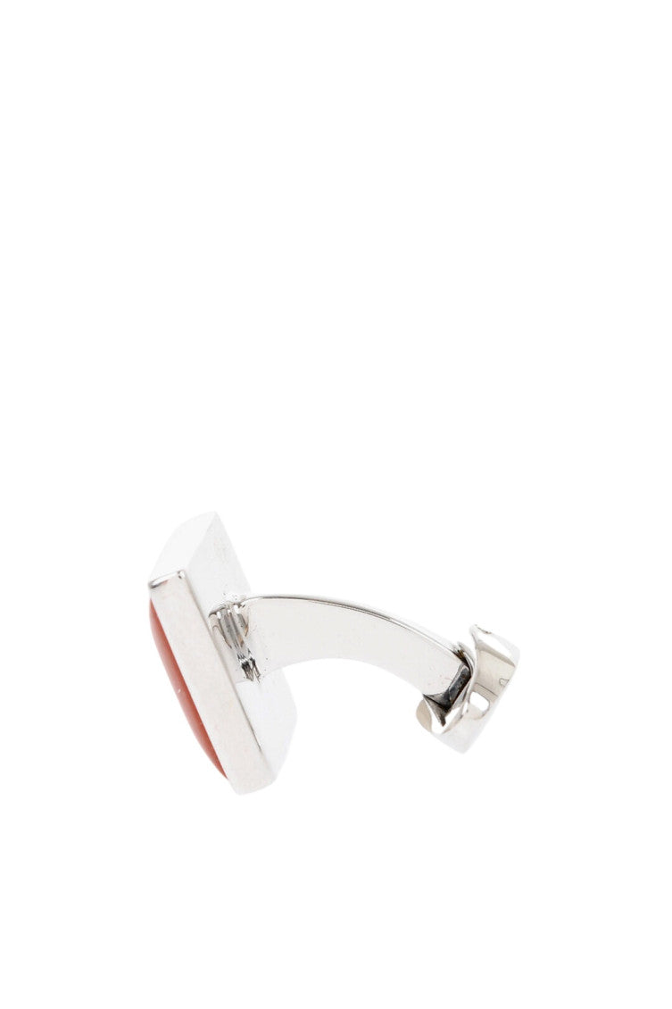 Orange Enameled Cufflinks 2