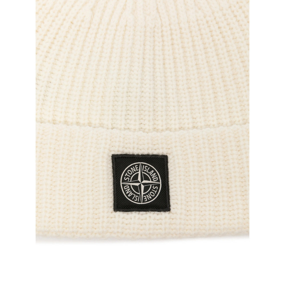 Beige Logo Beanie Cap 3