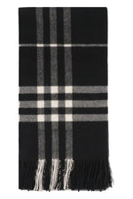 Black Checked Scarf 1