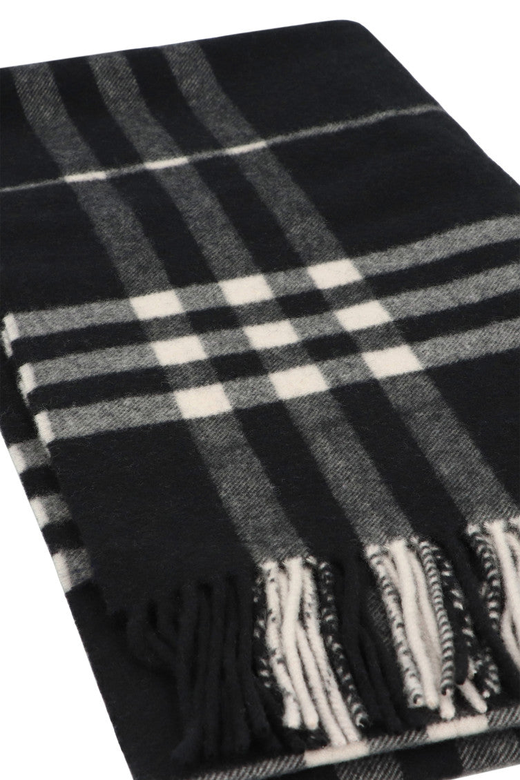 Black Checked Scarf 3