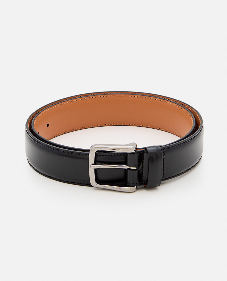 Black Solid Belt 1