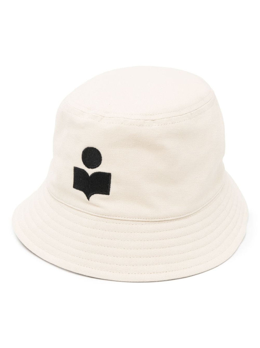 Beige Haley cotton bucket hat 1
