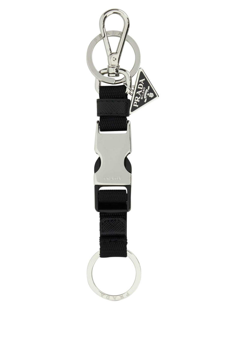 Black fabric keyring  1