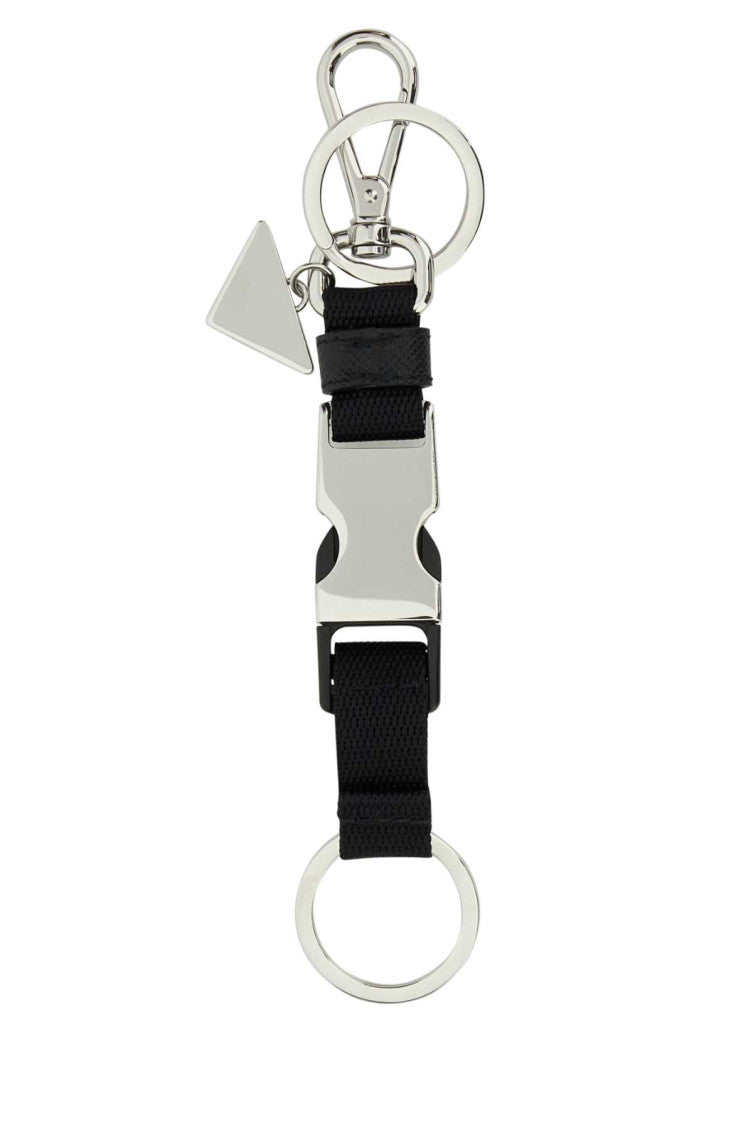Black fabric keyring  2