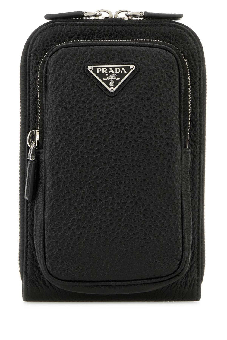 Black leather phone Cover 1