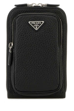 Black leather phone Cover 1