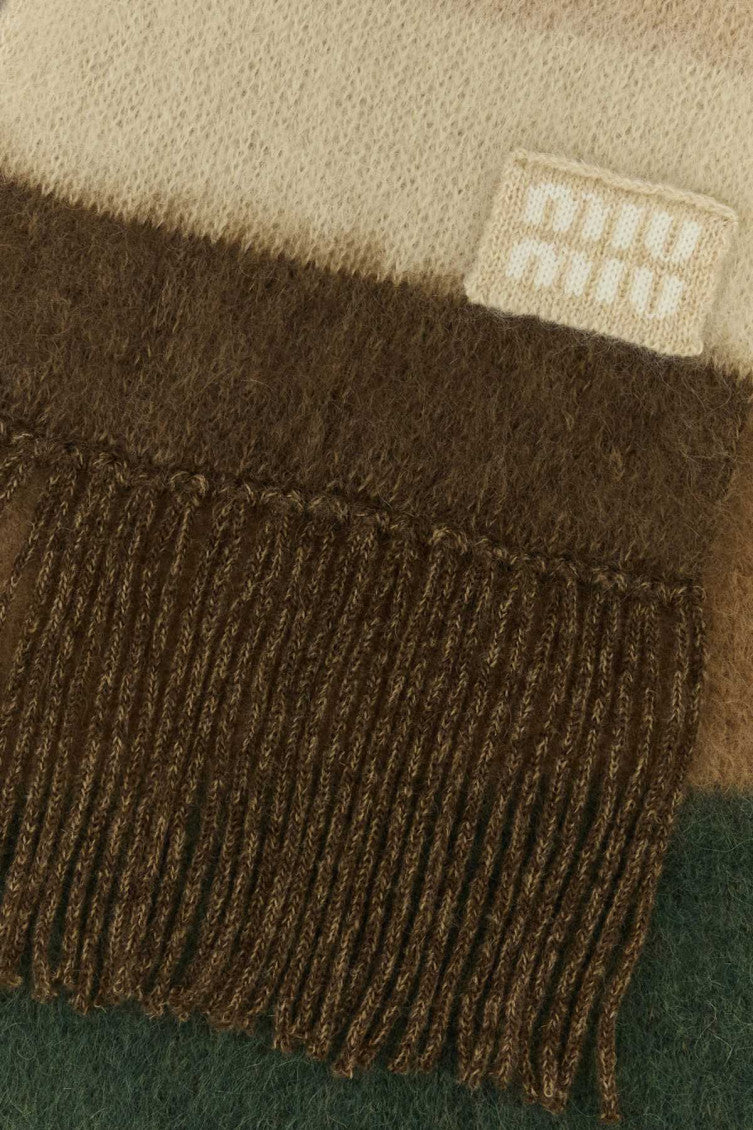 Multicolor Logo-embroidered Scarf 2